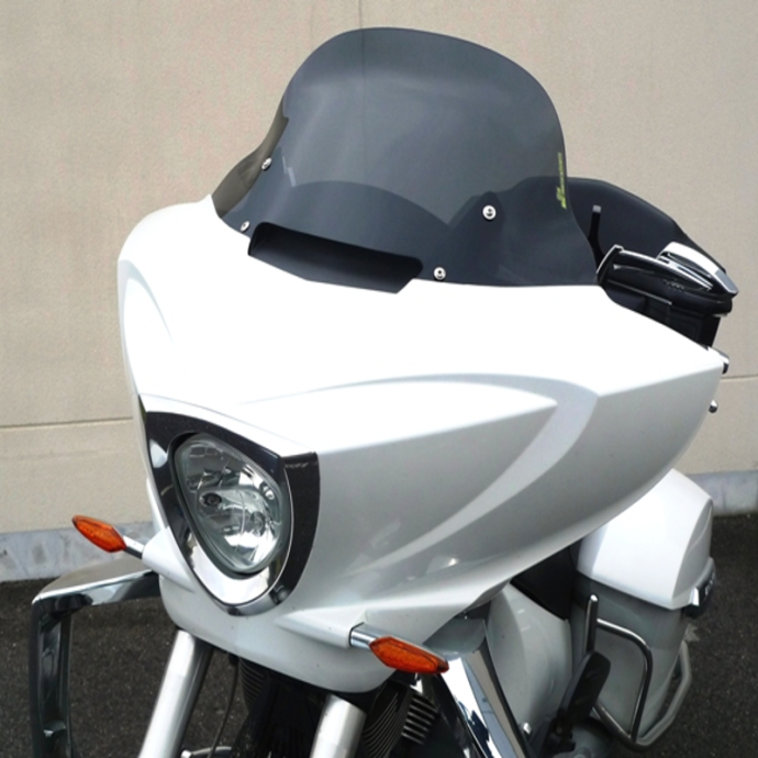 Bulle BASSE 11 pouces VICTORY DEFLECT AIR  CROSS COUNTRY ( 4TROUS- 4 wholes) 2009/2016 