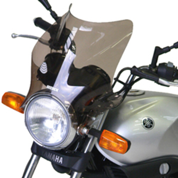 Pare-brise YAMAHA 125/250 YBR Millenium avec becquet 2006/2014 