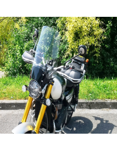 Bulle haute protection TRIUMPH 1200 SCRAMBLER XC/XE (se monte sur support bulle origine) 2018/2021 