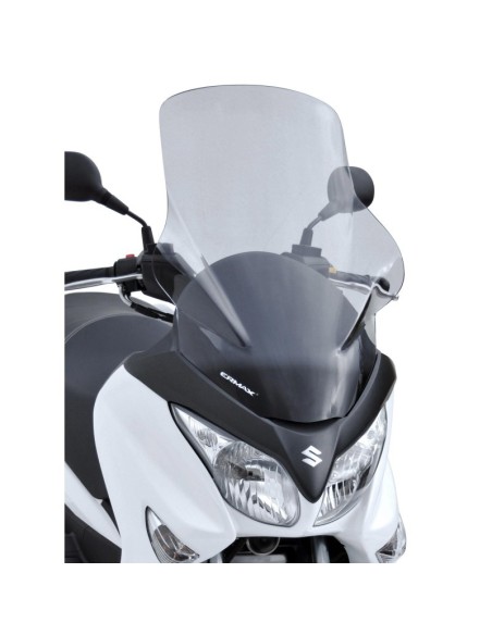 Pare brise haute protection Ermax pour UH 125 Burgman 2007/2022 Couleur Ermax:Noir foncé (opaque)