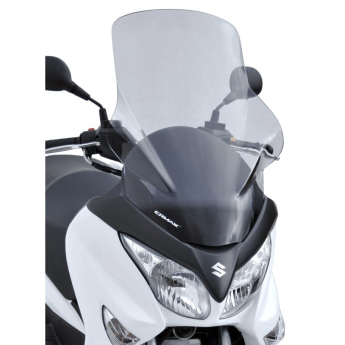 Pare brise haute protection Ermax pour UH 125 Burgman 2007/2022 Couleur Ermax:Noir foncé (opaque)