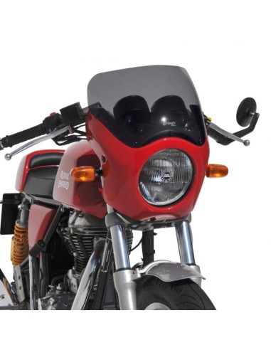 Déflecteur tête de fourche CAFÉ RACER Ermax (+ Bulle et fixation) pour Royal Enfield Continental GT 