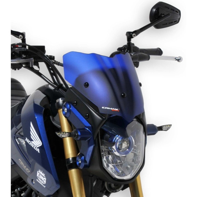 Saute vent sport Ermax pour MSX 125 (GROM) 2013/2016 Couleur Ermax:Bleu violet