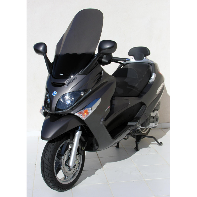 Pare brise scooter  Ermax + 20 cm  (hauteur totale  75 cm ) pour X8 ET X EVO-SPORT 125/150/200/250/400 03/2017 