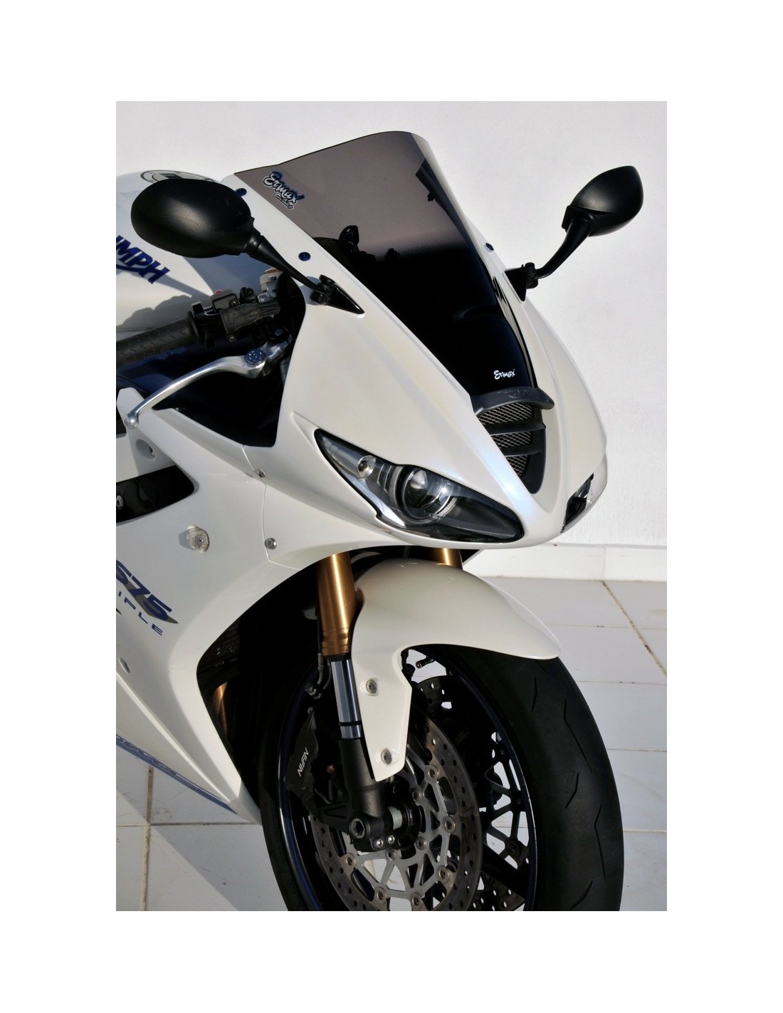 Clignotants Pour Triumph Daytona 675/R (2009-2016) Et Street Triple 675 (2007-2013) - Blanc, Ampoules Incluses, Paire