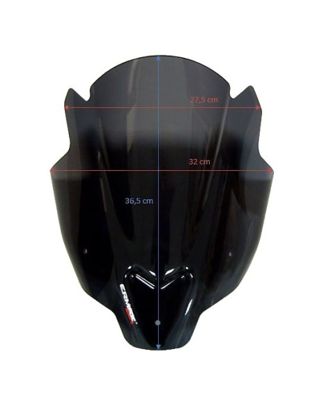 Saute vent Ermax pour MT07(FZ 7) 2021/2023 