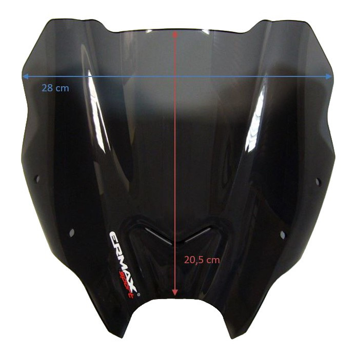 saute vent sport Ermax pour MT09(FZ 9) 2021/2023 