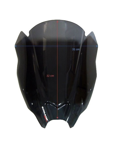 Saute vent Ermax pour MT09(FZ 9) 2021/2023 