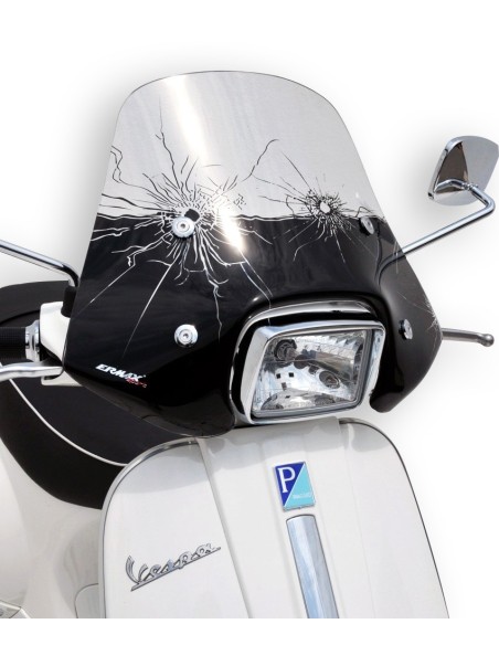 Pare brise scooter mini Sportivo pour Vespa 50/125 S 2010/2019 