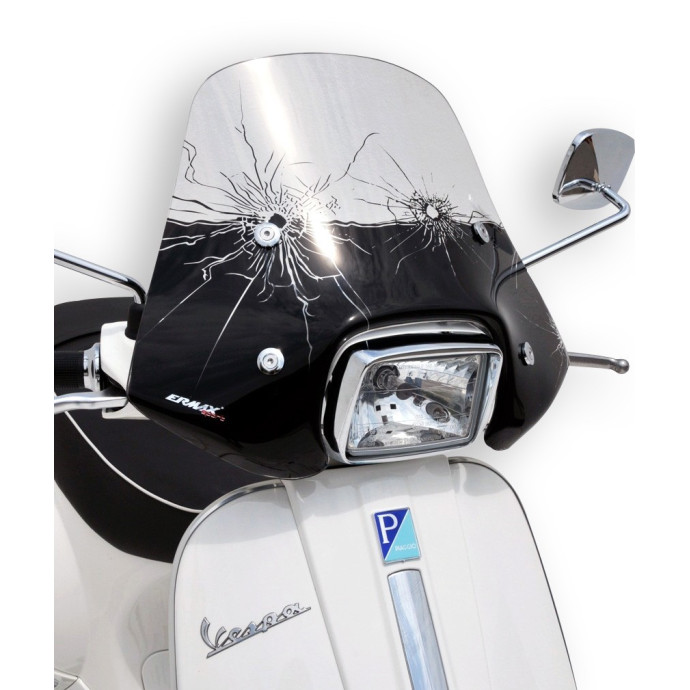 Pare brise scooter mini Sportivo pour Vespa 50/125 S 2010/2019 