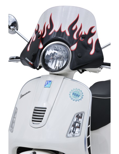 Pare brise mini Sportivo Ermax pour Vespa 125 et 300 GTS 2008/2023 