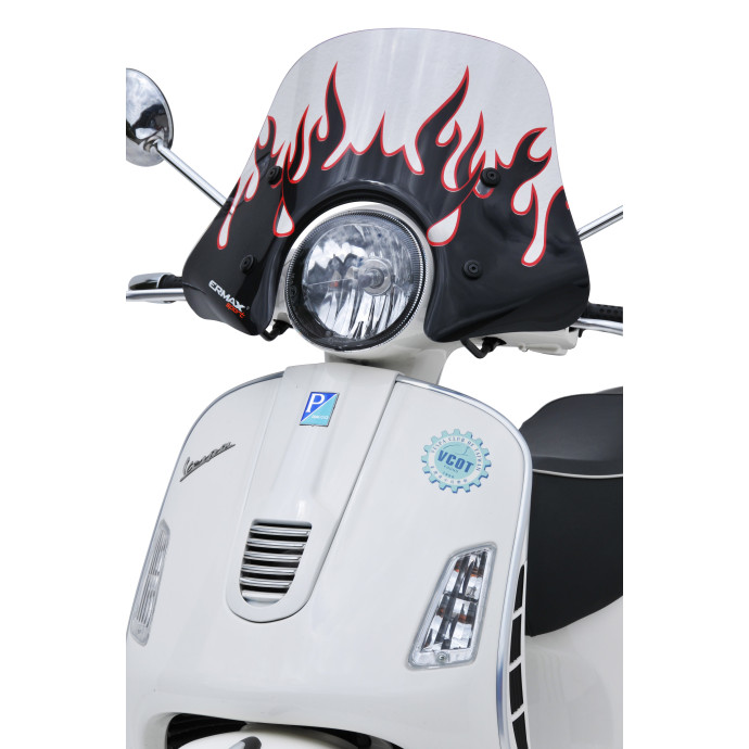 Pare brise mini Sportivo Ermax pour Vespa 125 et 300 GTS 2008/2023 