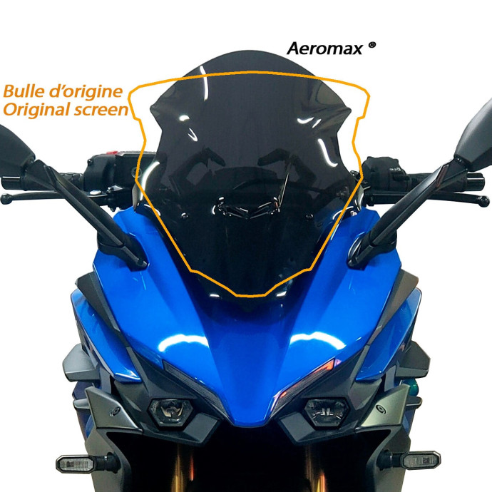 Bulle Aéromax taille origine Ermax pour GSX S 1000 GT 2022/2023 