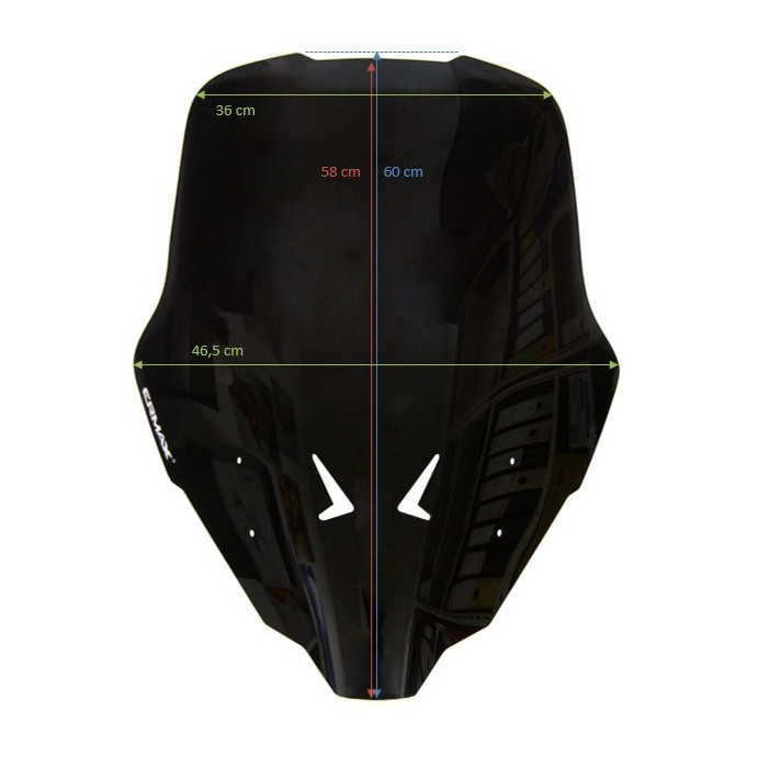 Bulle haute protection Ermax pour NT 1100 2022/2023 