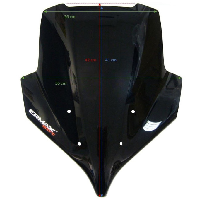 Bulle touring Ermax pour MT10/FZ 10 2022/2023 