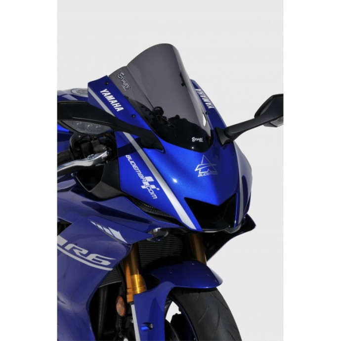Bulle Aeromax Ermax taille origine CLAIR pour Yamaha YZF R6 2017 et + 