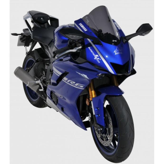 Bulle Aeromax Ermax taille origine CLAIR pour Yamaha YZF R6 2017 et + 