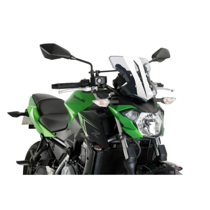 Bulle saute vent Flanker 20335 Puig pour Kawasaki ER6N 2012-2016 Nom déclinaisons:Fumé Clair