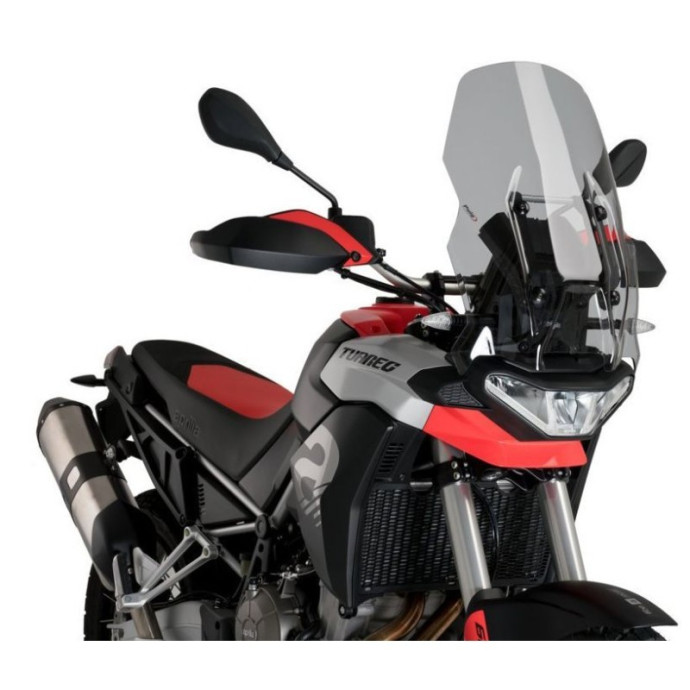 Bulle Touring  21182 Puig pour Aprilia TUAREG 660 2022 et + Nom déclinaisons:Fumé Clair