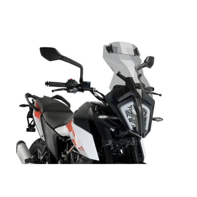 Bulle Touring Avec Visière 20415 Puig pour KTM 390 ADVENTURE 2020 et + Nom déclinaisons:Fumé Clair