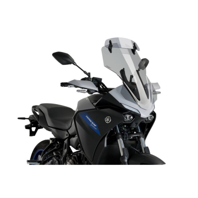 Bulle Touring Avec Visière 20435 Puig pour Yamaha Tracer 7 2020 et + Nom déclinaisons:Fumé Clair