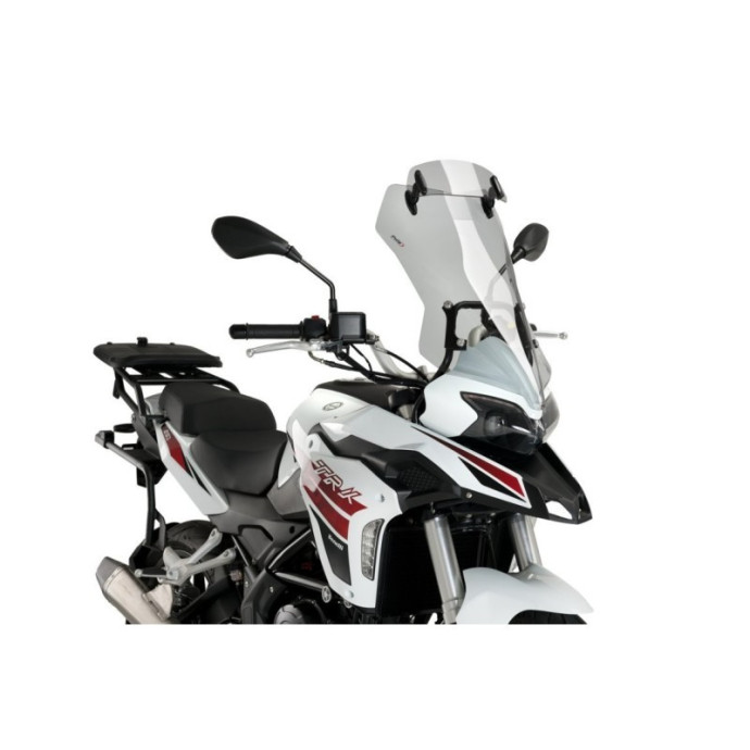 Bulle Touring Avec Visière 20630 Puig pour Benelli TRK 251 2020 et + Nom déclinaisons:Fumé Clair