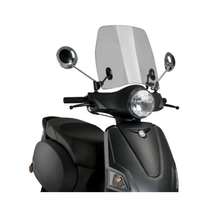 Pare-brise  Trafic 21211 Puig pour Keeway Zahara 50 et 125 2022 et + Nom déclinaisons:Fumé Clair