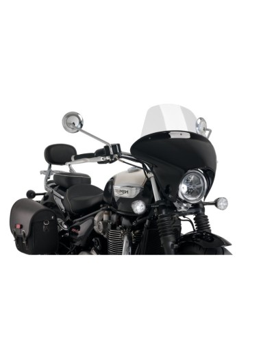 Pare-Brise retro vintage Batwing SML Touring 21117 Puig pour Triumph Bonneville Speedmaster 2018 et + 