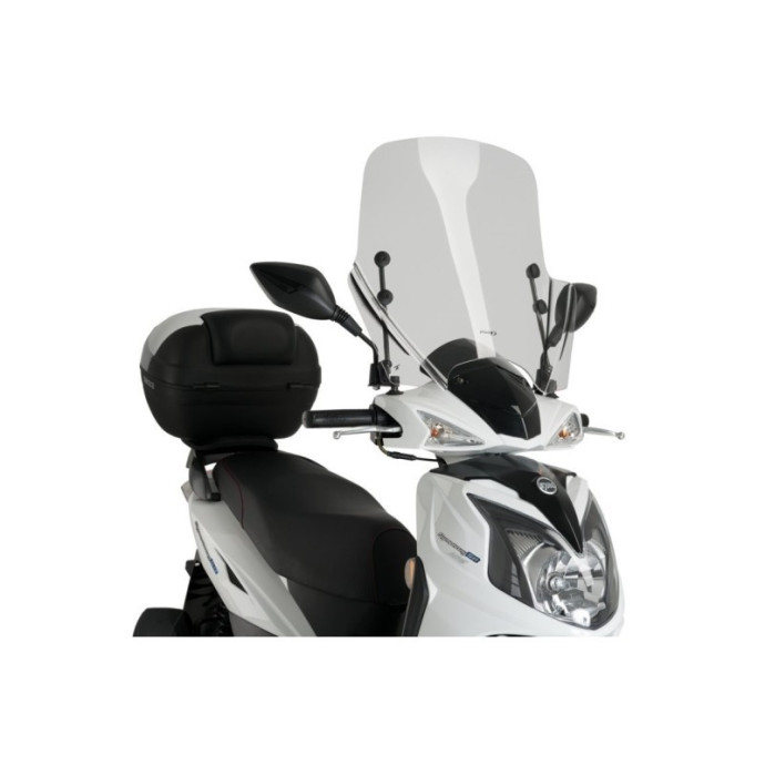 Pare-brise T.X. 20868 Puig pour SYM Symphony SR 125 2021 et + Couleur Puig:Transparent