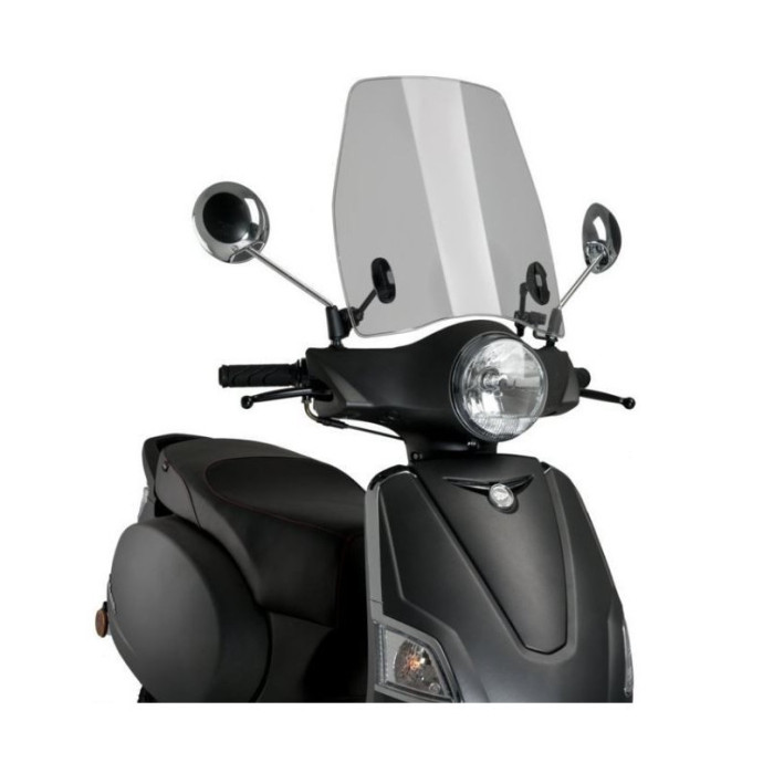 Pare-brise Urban 21212 Puig pour Keeway Zahara 50 et 125 2022 et + Couleur Puig:Fumé Clair