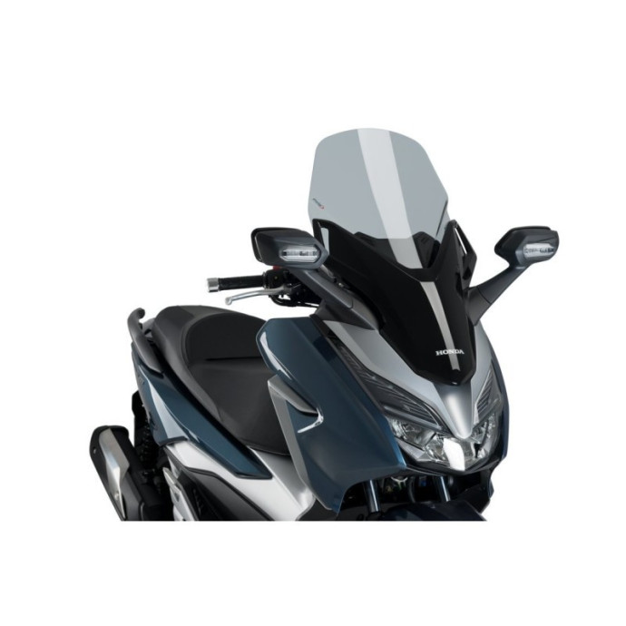 Pare-brise V-Tech Line Touring  1295 Puig pour Honda FORZA 125 2018-2020, FORZA 300 2018 et + Couleur Puig:Fumé Clair
