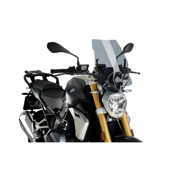Puig - 3625 - Saute-vent Naked New Generation touring pour BMW R1250R 2019 Couleur Puig:Fumé Clair