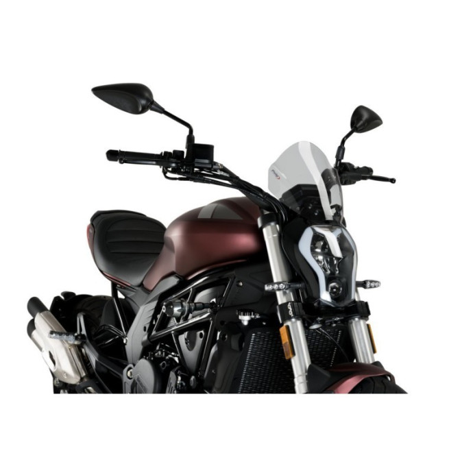 Puig - 3690 - saute-vent Nake New Generation Sport Benelli 502C 2019+ Couleur Puig:Fumé Clair