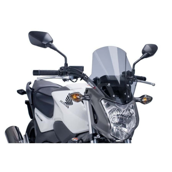 Puig - Bulle Racing 5991 - Honda NC700S 2012-2013, NC750S 2014-2019 Couleur Puig:Fumé Clair