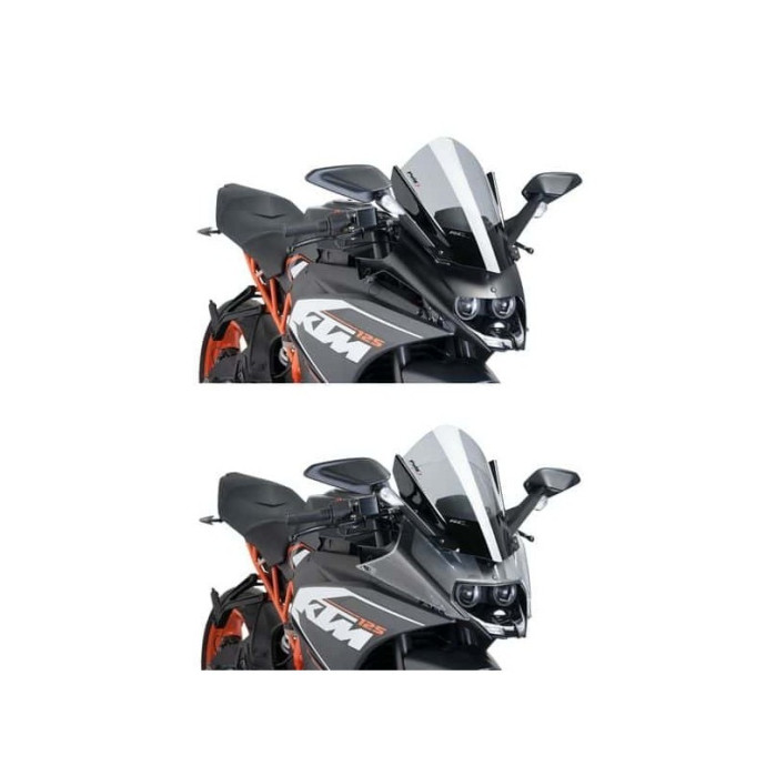 Puig - Bulle Racing 7004 - KTM RC 125 2014-2019 Couleur Puig:Fumé Clair