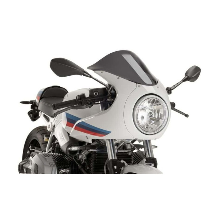 Puig - Bulle Racing 9402 - BMW R NINE T RACER 2017-2019 Couleur Puig:Fumé Foncé