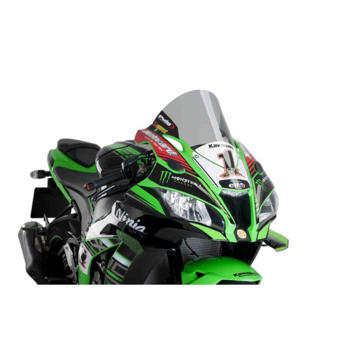 Puig - Bulle Racing 9849 - Kawasaki ZX-10R 2016-2019 Couleur Puig:Fumé Clair