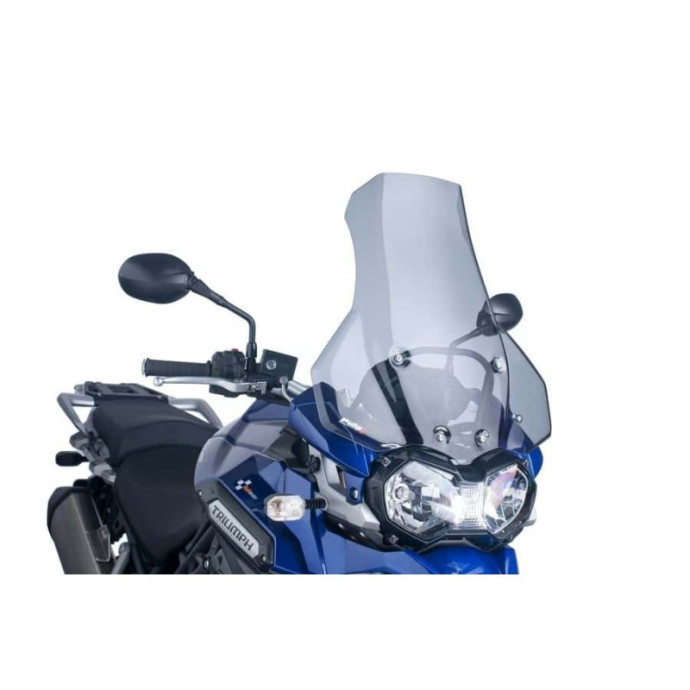 Puig - Bulle Touring 6000 - Triumph TIGER EXPLORER 2012-2015, TIGER EXPLORER XC 2013-2015 Couleur Puig:Fumé Clair