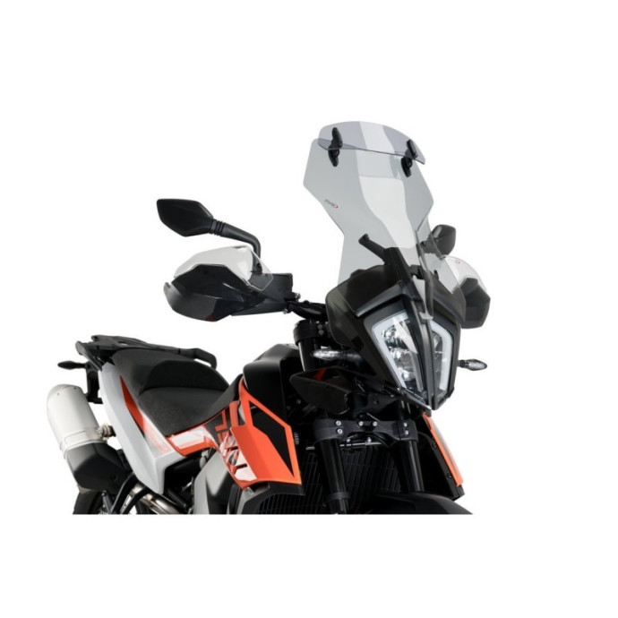 Puig - Bulle Touring avec déflecteur 3588H - KTM 790 ADVENTURE 2019 Couleur Puig:Fumé Clair