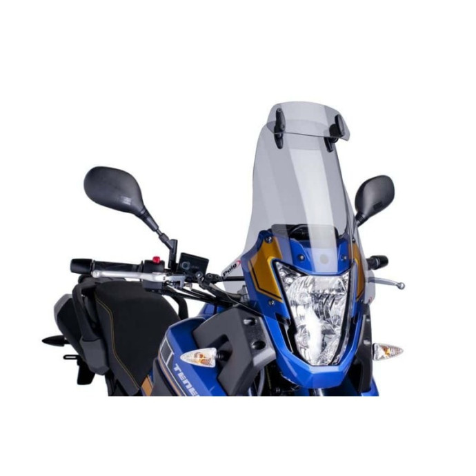 Puig - Bulle Touring avec déflecteur 5912H - Yamaha XT660Z Tenere 2008-2016 Couleur Puig:Fumé Clair
