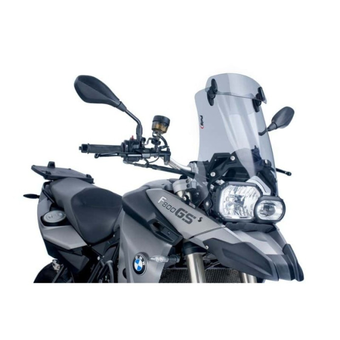 Puig - Bulle Touring avec déflecteur 5914H - BMW F650GS (2008+) et F800GS (2007+) Couleur Puig:Fumé Clair