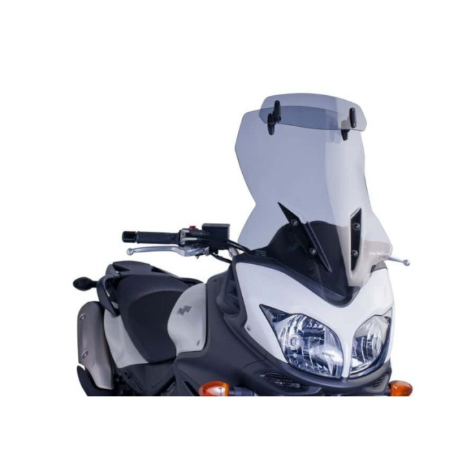 Puig - Bulle Touring avec déflecteur 6253H - Suzuki DL650 V-STROM 2012-2016, DL650XT V-STROM 2015-2016 Couleur Puig:Fumé Clair