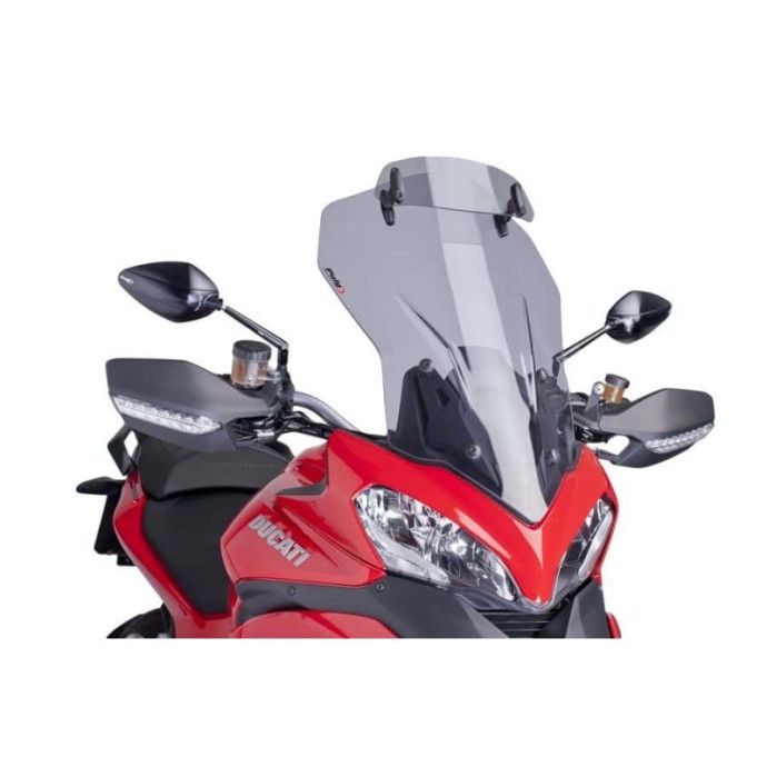 Puig - Bulle Touring avec déflecteur 6505H - Ducati MULTISTRADA 1200 2013-2014, MULTISTRADA 1200 S 2013-2014 Couleur Puig:Fumé C