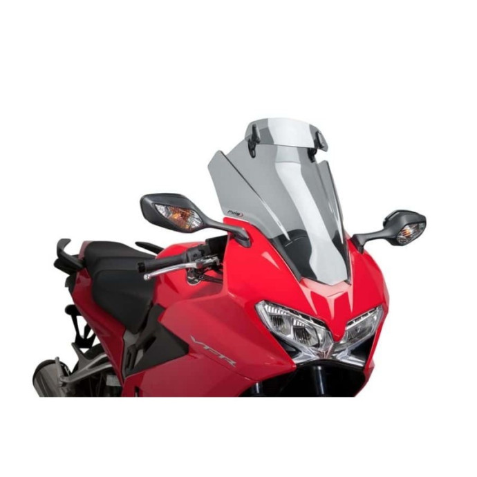 Puig - Bulle Touring avec déflecteur 7008H - Honda VFR800F 2014-2019 Couleur Puig:Fumé Clair