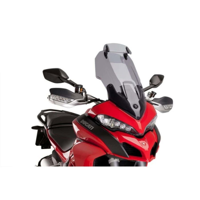 Puig - Bulle Touring avec déflecteur 7624H - Ducati Multistrada 950 2017-2018 Couleur Puig:Fumé Clair