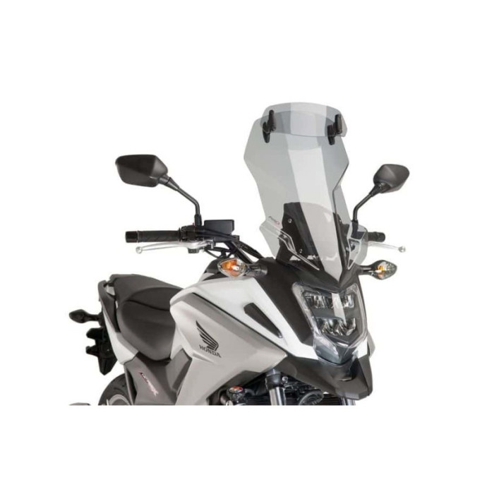Puig - Bulle Touring avec déflecteur 8911H - Honda NC750X 2016-2019, NC700X 2014-2017 Couleur Puig:Fumé Clair