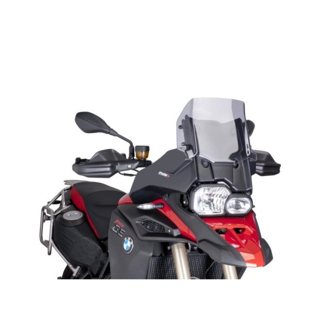 Puig - Bulle Touring Racing réglable 7307 - BMW F800GS ADVENTURE 2013-2018 Couleur Puig:Fumé Clair