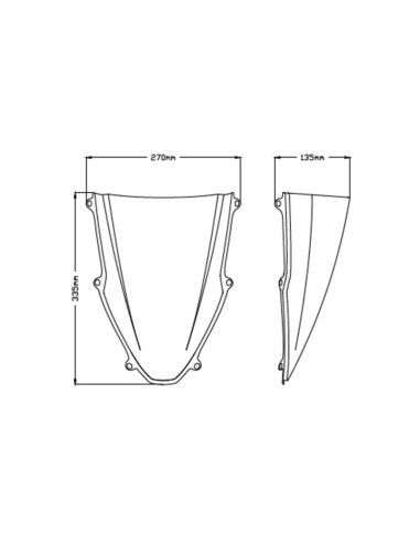 Puig - Bulle Z-Racing 20313 pour Honda CBR1000RR-R FIREBLADE / SP 2020 et + 