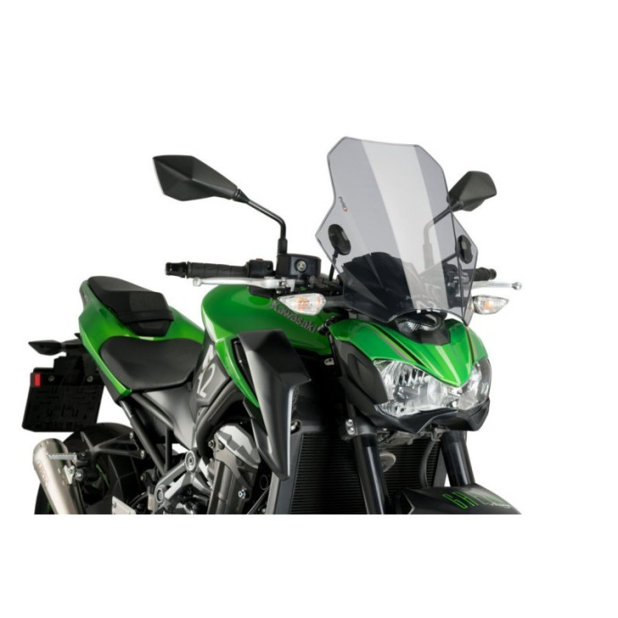 Puig - Pare-brise Bat 9987 - Kawasaki ER6N 12-16, Z650 et Z900 17-19, Z1000 14 et +, Z1000R 17 et + Couleur Puig:Fumé Clair