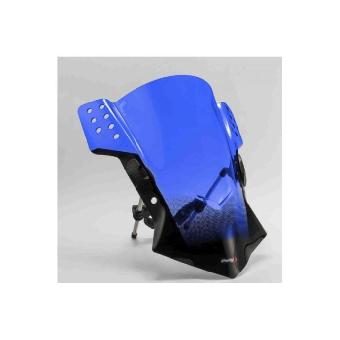 Puig - Pare-brise Rafale 6409 - Kawasaki ER6N 2012-2016, Z650, Z900, Z1000R 2017-2019 Couleur Puig:Bleu